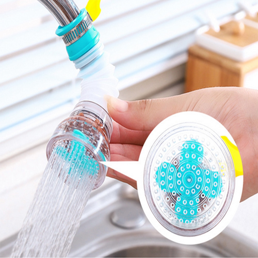 1 Pcs 360 Graden Draaibare Water Saving Tap Voor Keuken Kraan Beluchter Diffuser Kraan Nozzle Filter Adapter Water Waskolf