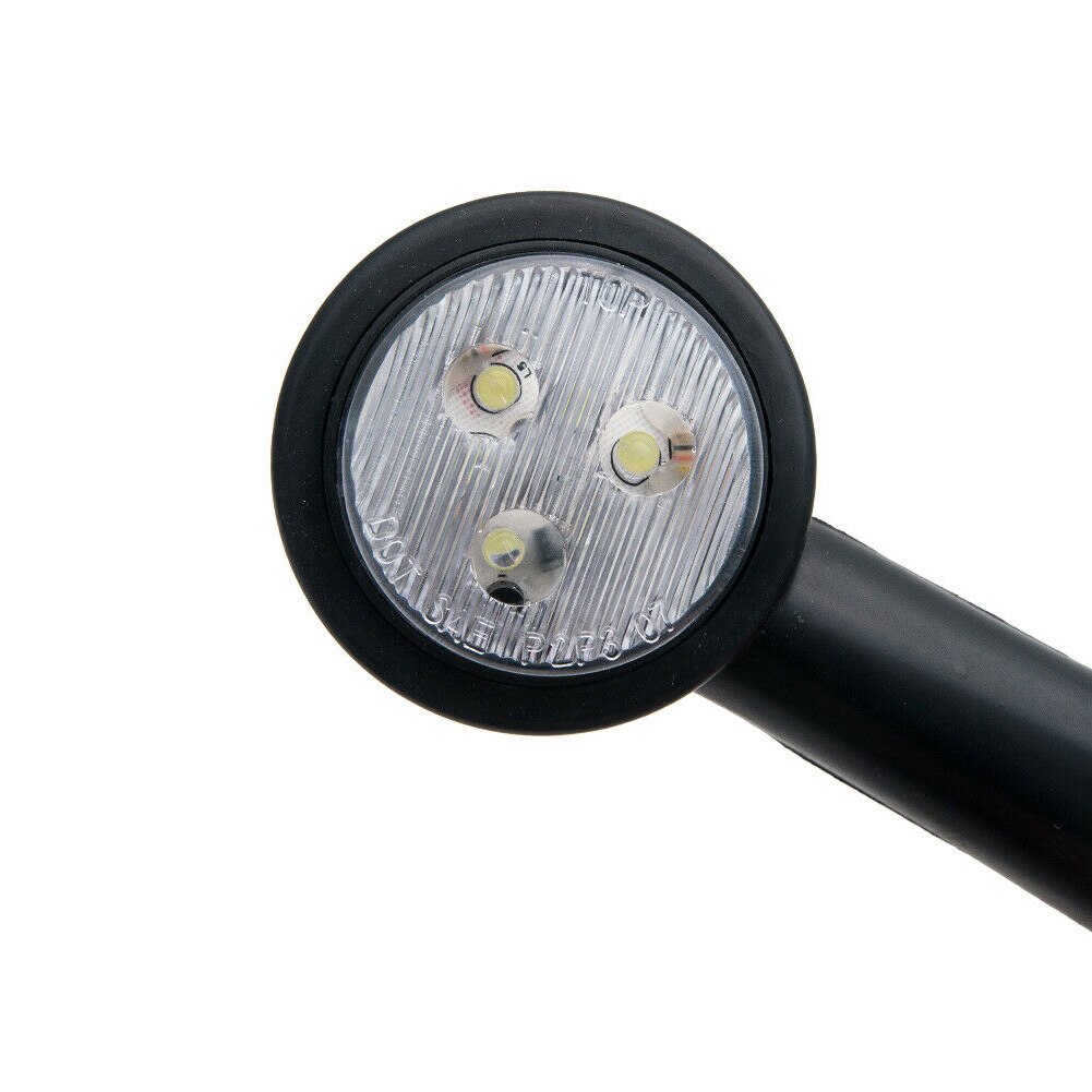 Til trailer lastbil lysstyrke holdbar led pære 20cm vandtætte signal universal billygter praktisk campingvogn omrids sidemarkør