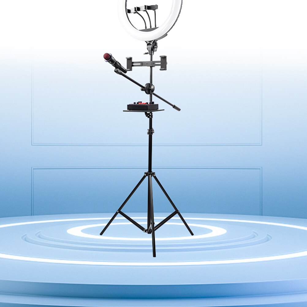 Microphone Stand Sound Tray Microphone Stand Shelf Microphone Storage Tray for Office Meeting Studio Video Recording
