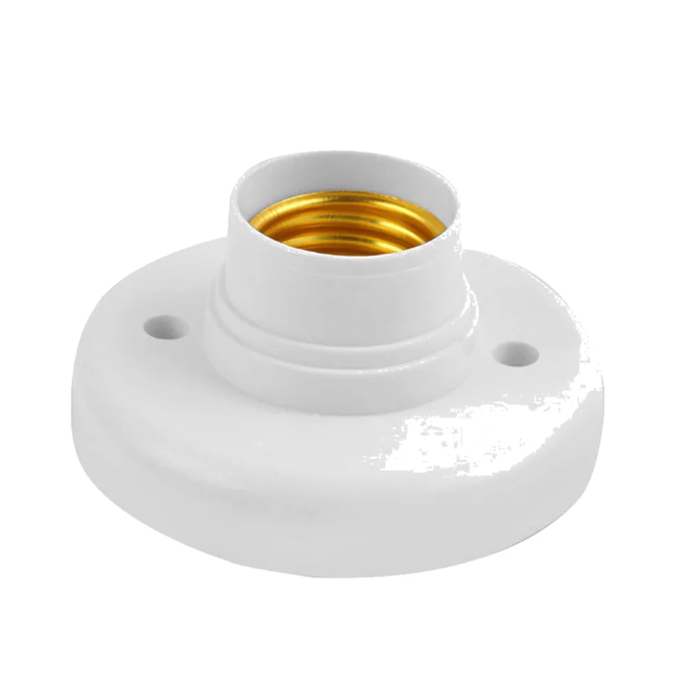 E27 Lampen fassung Schraub verschluss weiß Decken leuchte multifunktion Ale Lampe Lampen befestigungs sockel Ständer Glühbirnen Halfter: Beige