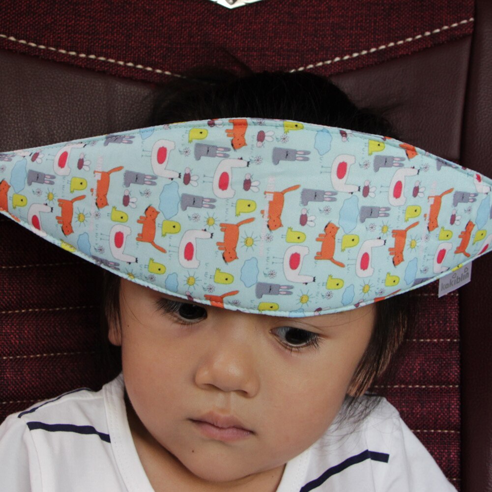 Cinturón de soporte de cabeza de coche para niños, banda para la cabeza, posicionador de reposacabezas, accesorio Interior, protección para dormir