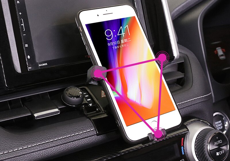 För toyota rav 4 rav -4 xa50 biltelefonhållare luft doft speciell storlek kolfiber med bilparfym