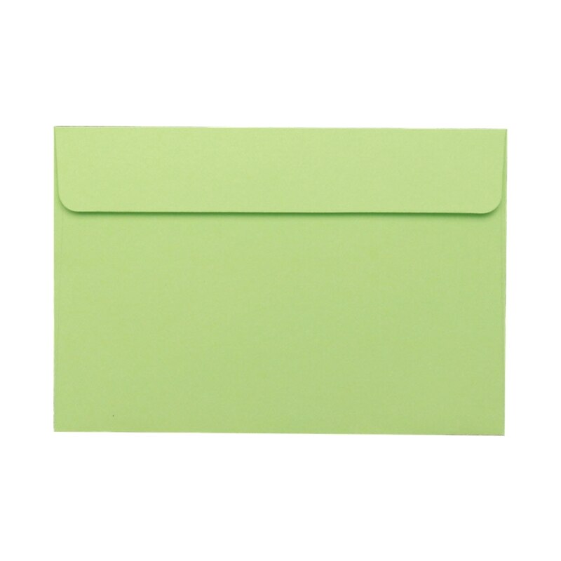 50pcs Vintage Large Envelopes Postcard Letter Stationery Greeting Card Envelope: Light Green