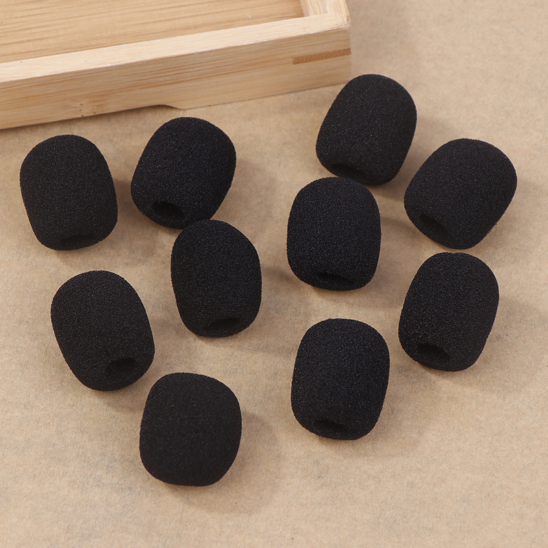 Headset Microphone Sponge For Motorcycle Intercom Helmet Bluetooth Headset Microphone Sponge 10PCS