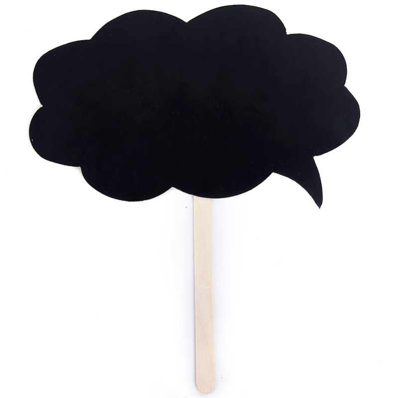 FENGRISE 10 pcs Photo Booth Props Bruiloft Decoratie Mini Schoolbord Wedding Borden Zoete valentijnsdag Feestartikelen