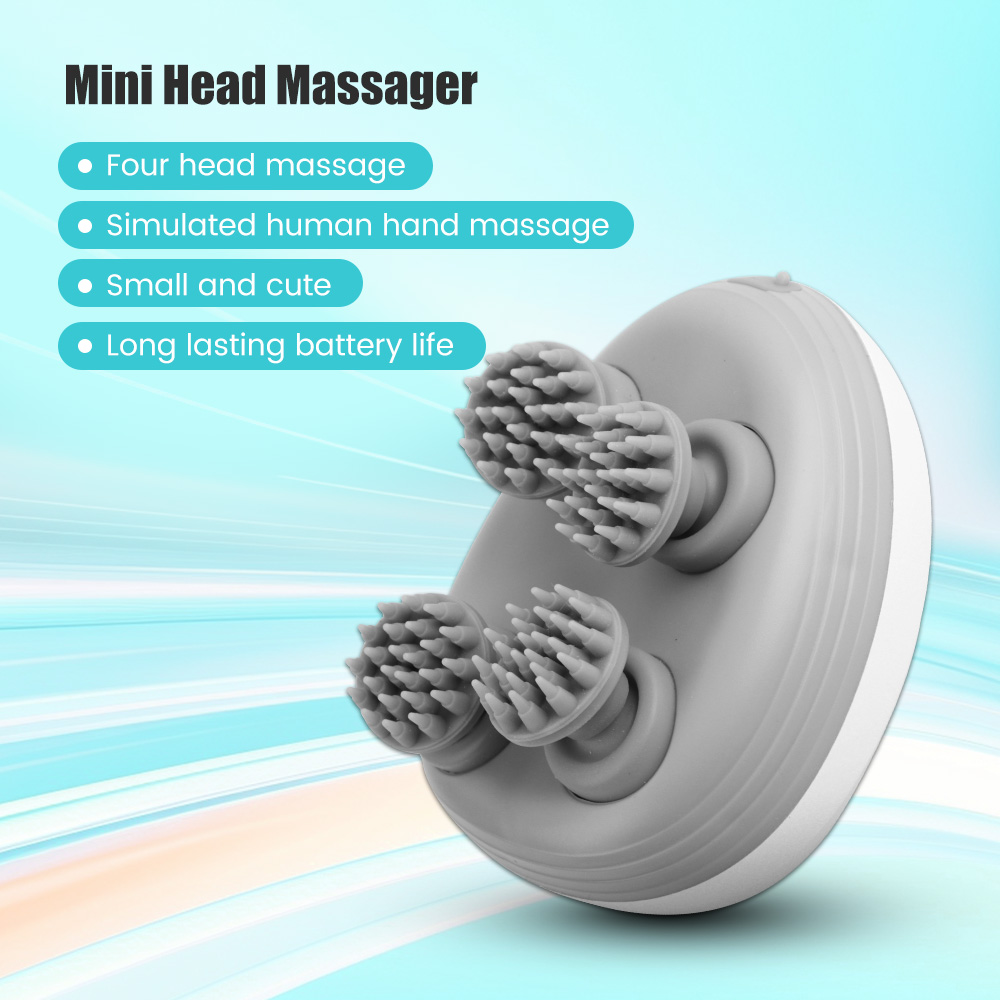 Elektrische hoofdmassager Lichaam Schouder Been Arm Nek Deep Tissue Hoofd Hoofdhuidmassage Kneden Vibrerend apparaat voor kattenmassage