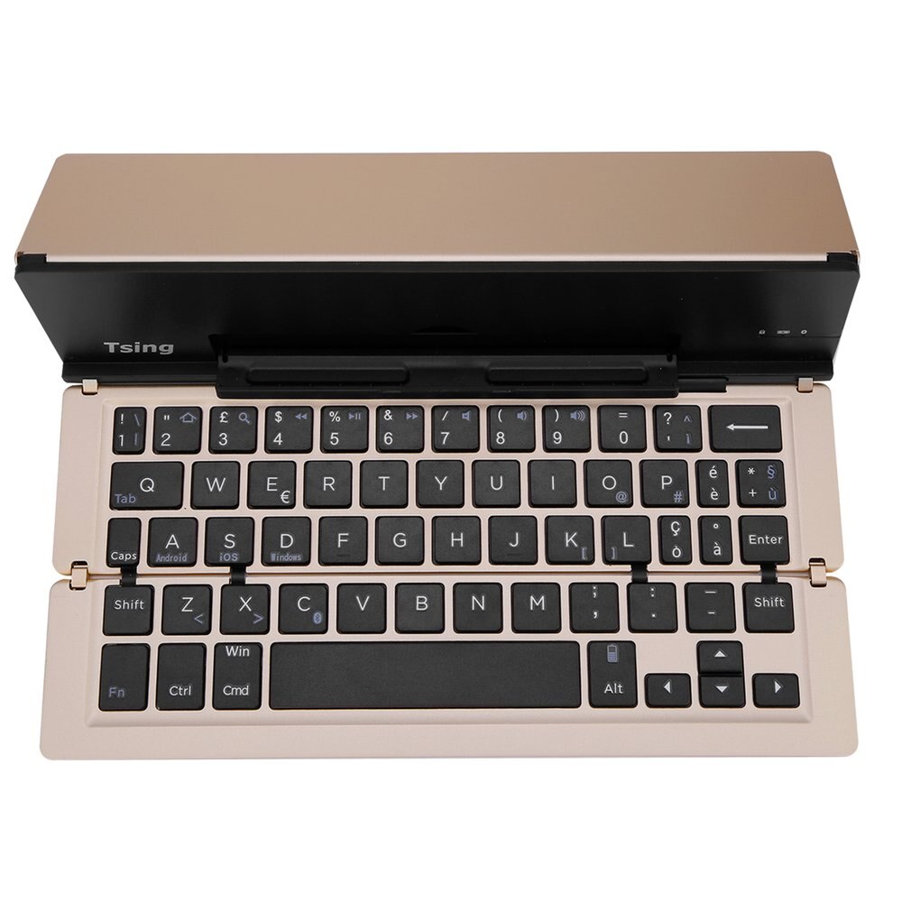 F18 Portable Metal Moonlight Box Keyboard Multi-Device Keyboard For Computers For Android For iOS Tablets