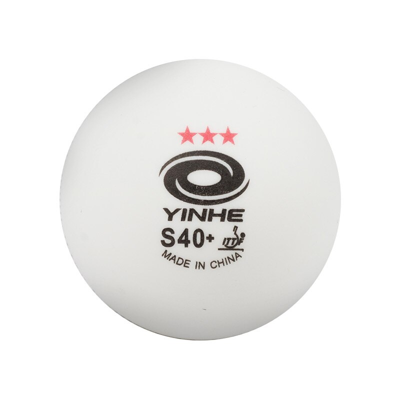 YINHE Table Tennis Balls - 6 Pcs - 40+ Seamless - ITTF Approved White Poly Ping Pong