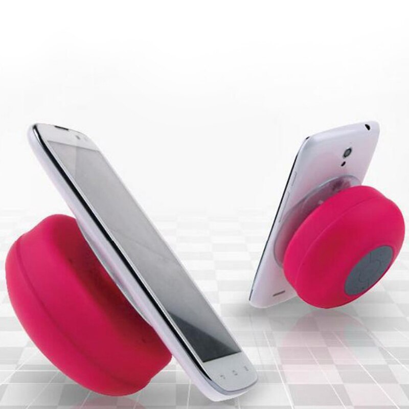 Vattentät bluetooth högtalare bärbar sucker trådlös mini stereo bas trådlös subwoofer handsfree badrum högtalare 1 st