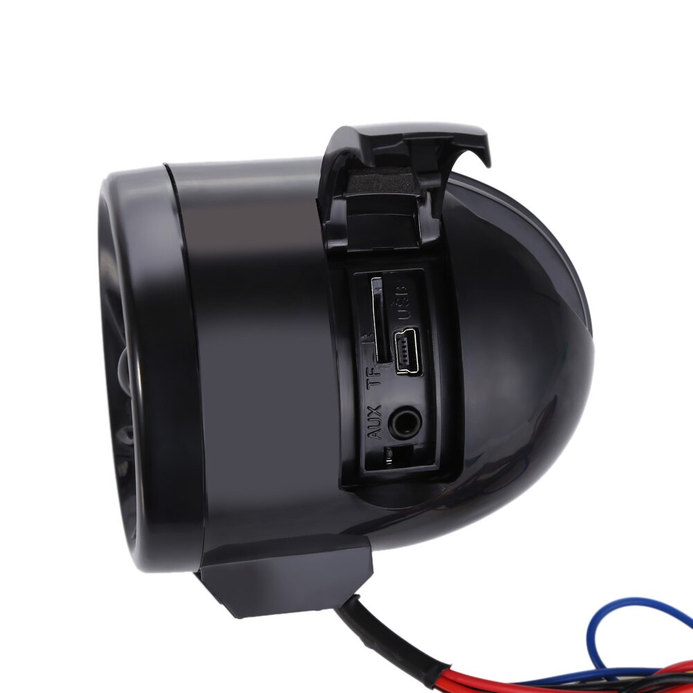 MT483 Motorcycle Music Audio Sound Player MP3 Speaker Anti-theft Alarm Support FM USB SD AUX Navigation with Voice Prompts