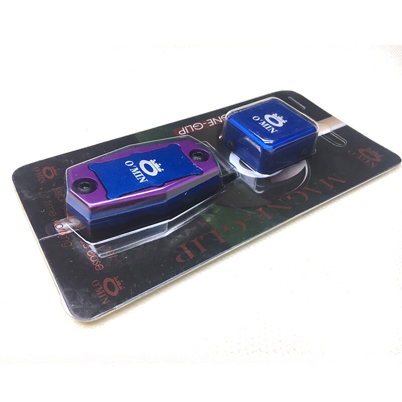 2019 NUOVO Multi Colori OMIN Magnetico in Metallo Titolare Gesso Biliardo Accessori Cina: viola