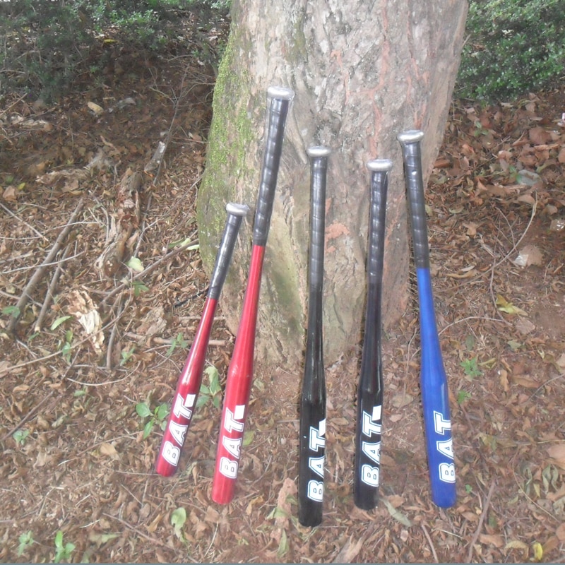 1pc 30 inch (74cm) baseball bats aluminium alloy baseball bat sports blue red silver black to mix