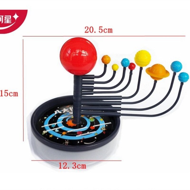 Planetarium solar system eight planets nine planet model toys DIY assembly of celestial operating instruments Geography
