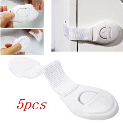 3/5pcs Child Lock Of Children Locking Doors For Children&#39;s Safety Kids Safety Plastic Safety Lock Baby Care: 5pcs