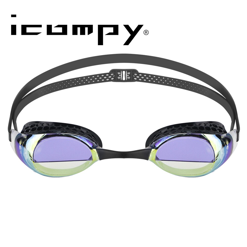 LANE4 Swimming Goggles, Anti-Fog ,UV Protection Patented Gaskets ,Triathlon Open Water For Adults Men Women #VC-952