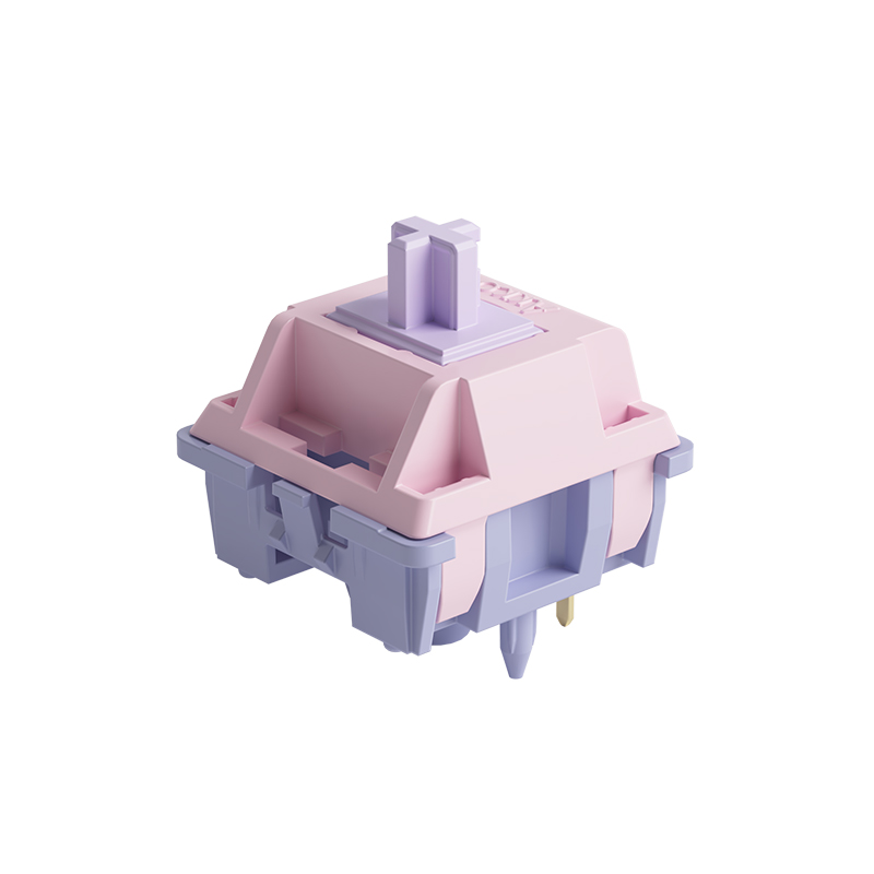 Akko Fairy Switch Interruptor silencioso lineal de 5 pines 50gf compatible con teclado mecánico MX (45 piezas)