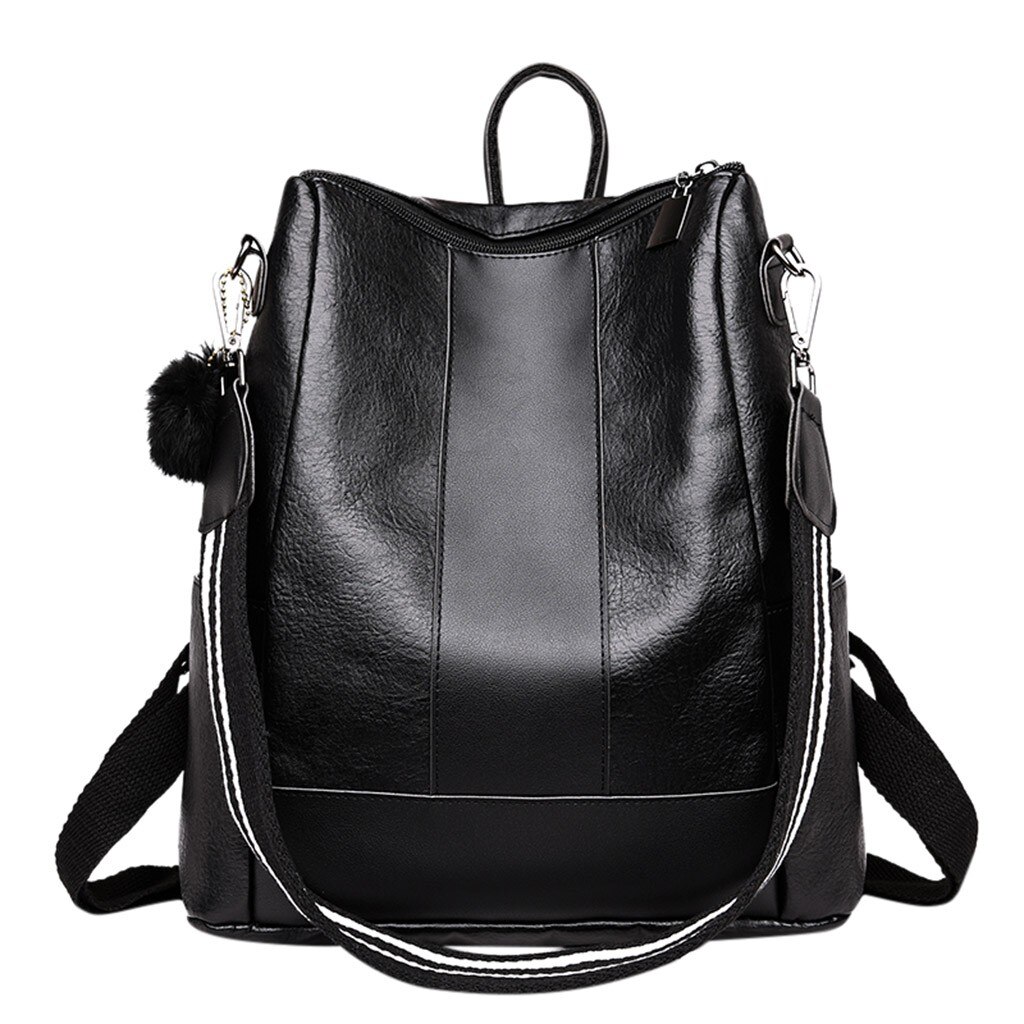 Woman Anti-theft Backpack Bag Casual Wild Soft Leather Dual-use Small Backpack Bandolera Mujer Bolsas Femininas#35: A