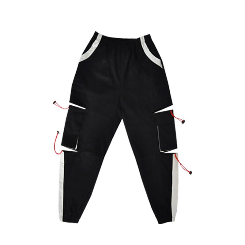 Hip Hop Kostüme Street Dance Set Jungen Red Shirt Mädchen Moderne Leistung Kleidung Jazz Cheerleader Bühne Rave Outfit Kid DN4624: Pants / 150cm
