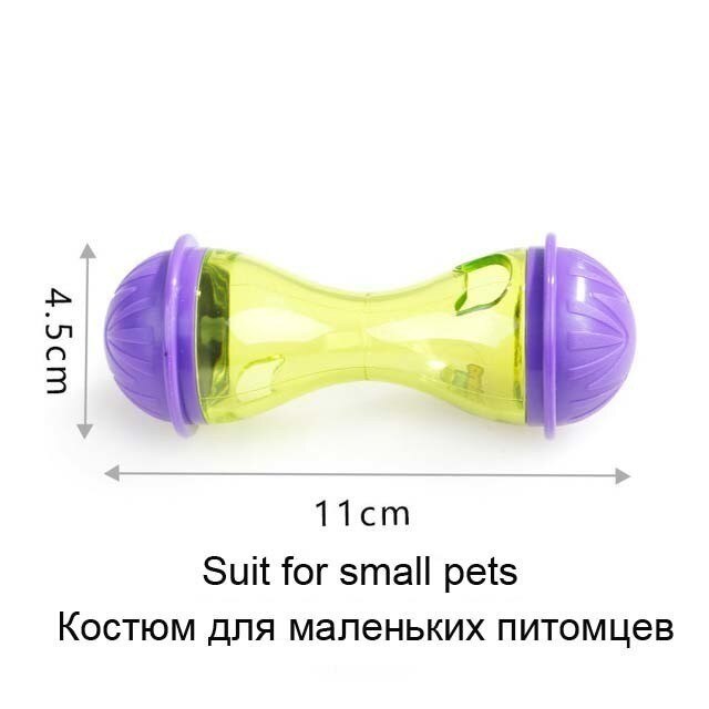 Interactive Dog Toys Gourd Shape IQ Food Ball Toy Smarter Food Dogs Treat Dispenser For Dogs Cats Playing Training Pets Supply: A