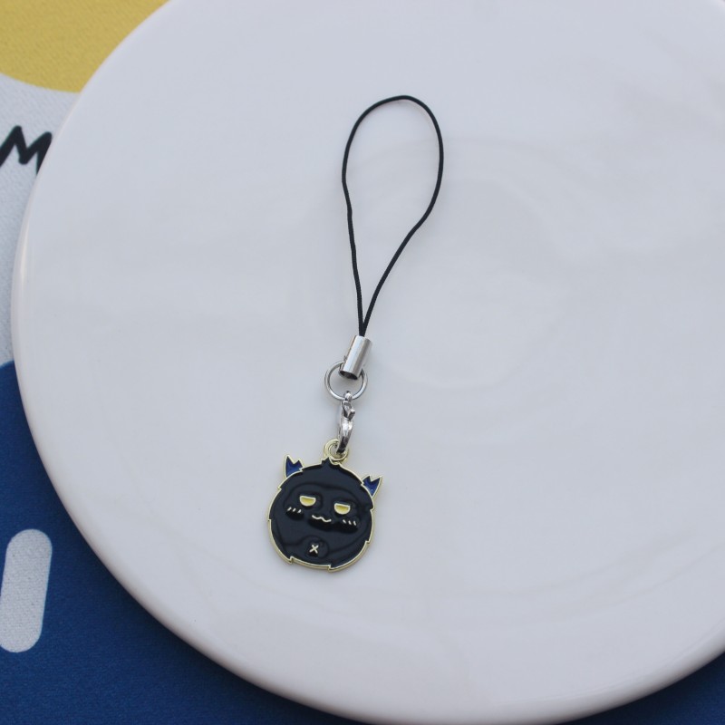 Collar pequeño diablo blanco en la espalda, gargantilla de cuello con cadena para clavícula para mujer, joyería, , gratis: Azul de zinc
