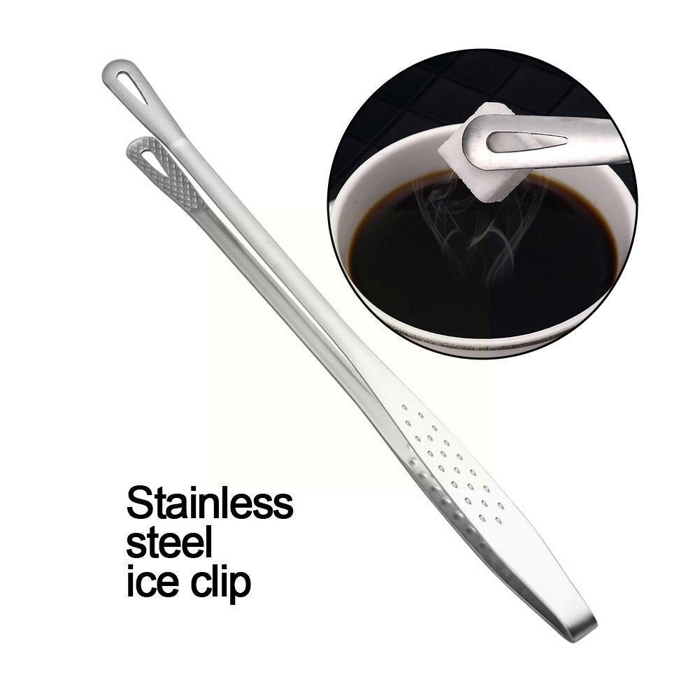 Steel Food Tongs Long Handle Non-slip Barbecue Tongs Steak Access Tools Clamp Pastry Kitchen Bread Cooking Tongs Clip T0e0