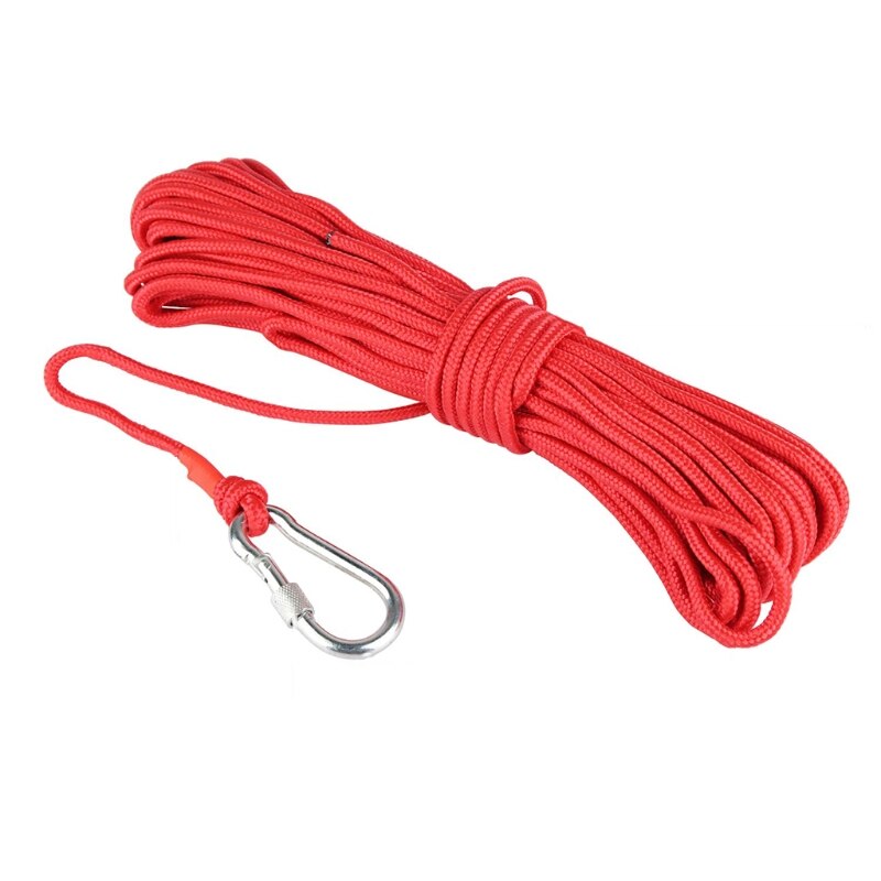 1Pc Nylon Touw Met Metalen Haak Flagline Touw Goed Voor Tie Pull Swing Klim