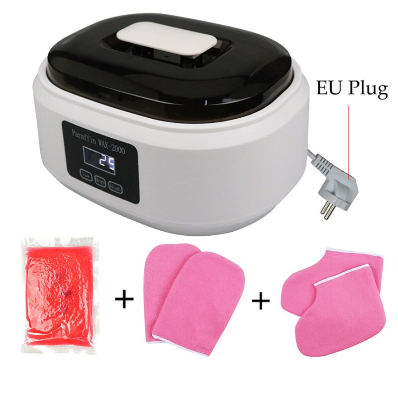 Paraffin Wachs Heizung Wtih Hand Wachs Bohnen einstellen Große Raum Mit LCD Anzeige Heimat DIY Therapie Schlecht Professionelle Salon Körper Spa: einstellen 01