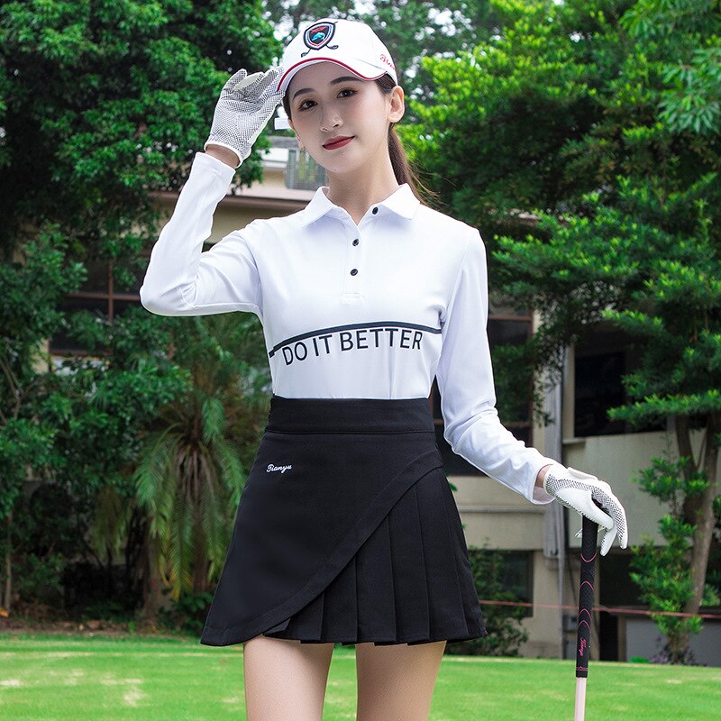 TTYGJ Neue Golf Kleidung Herbst Golf Kleidung Golf Tragen für Frauen