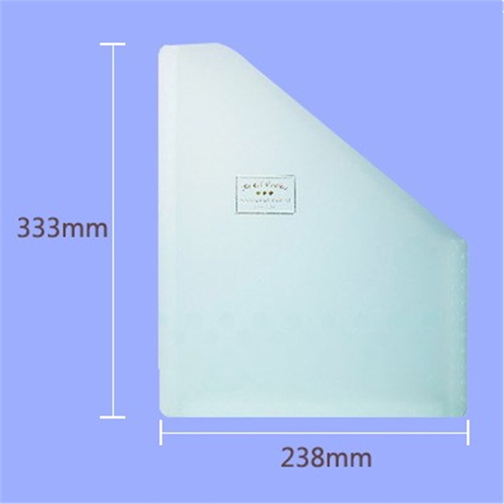 Stand Pastel Cookie Expanding Wallet Student A4 Papers Office Finishing Bag Folder