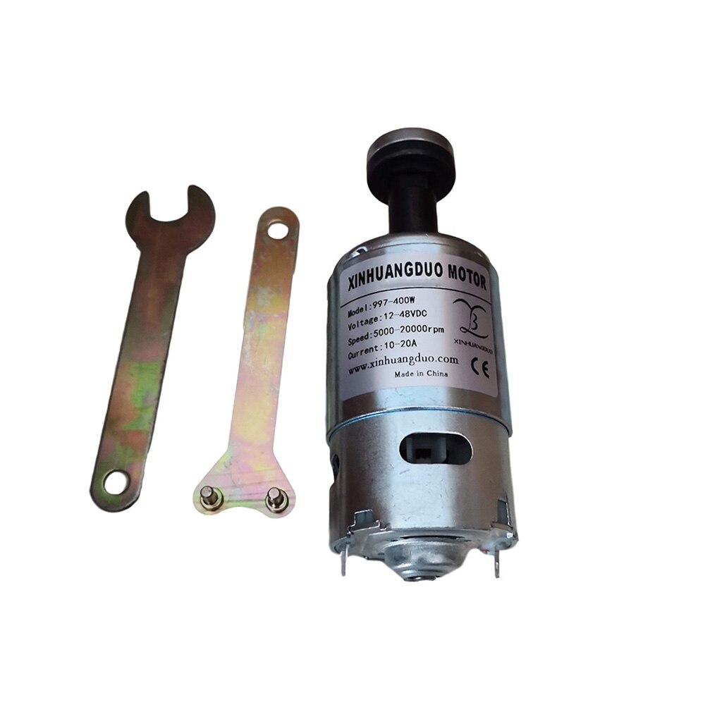 997 Powerful DC Motor Input Voltage DC12-48V High Speed Motor Silent Ball Bearing Motor 997 High Speed 5000~20000RPM: Angle grinder Motor