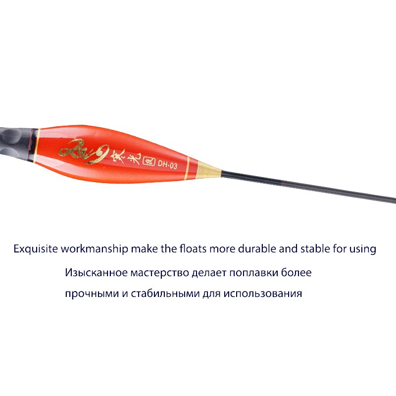 Boya de pesca de agua dulce, Boya de pesca de superficie, sensible, estable, 1 unidad