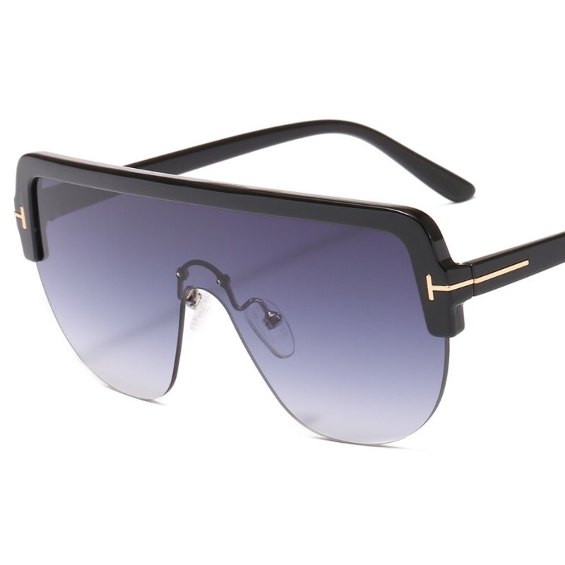 Luxe Zonnebril Voor Mannen En Vrouwen Semi Randloze Zonnebril Klassieke Stijlvolle Shades