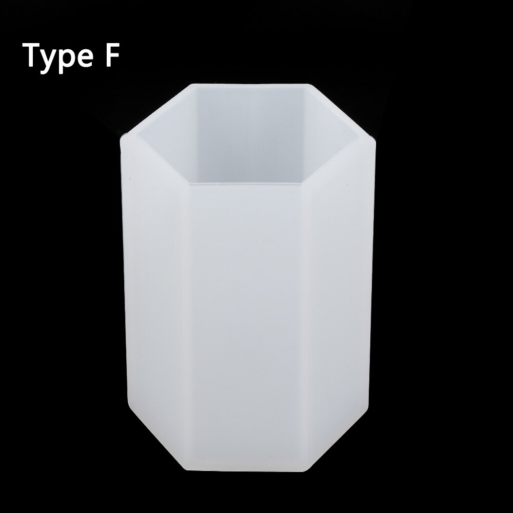 1PC Zylinder Kristall Kleber Harz Mold Silikon Casting Mould Kerze Form Epoxy Schmuck, Der Formen DIY Handgemachte Handwerk Werkzeuge: Type F