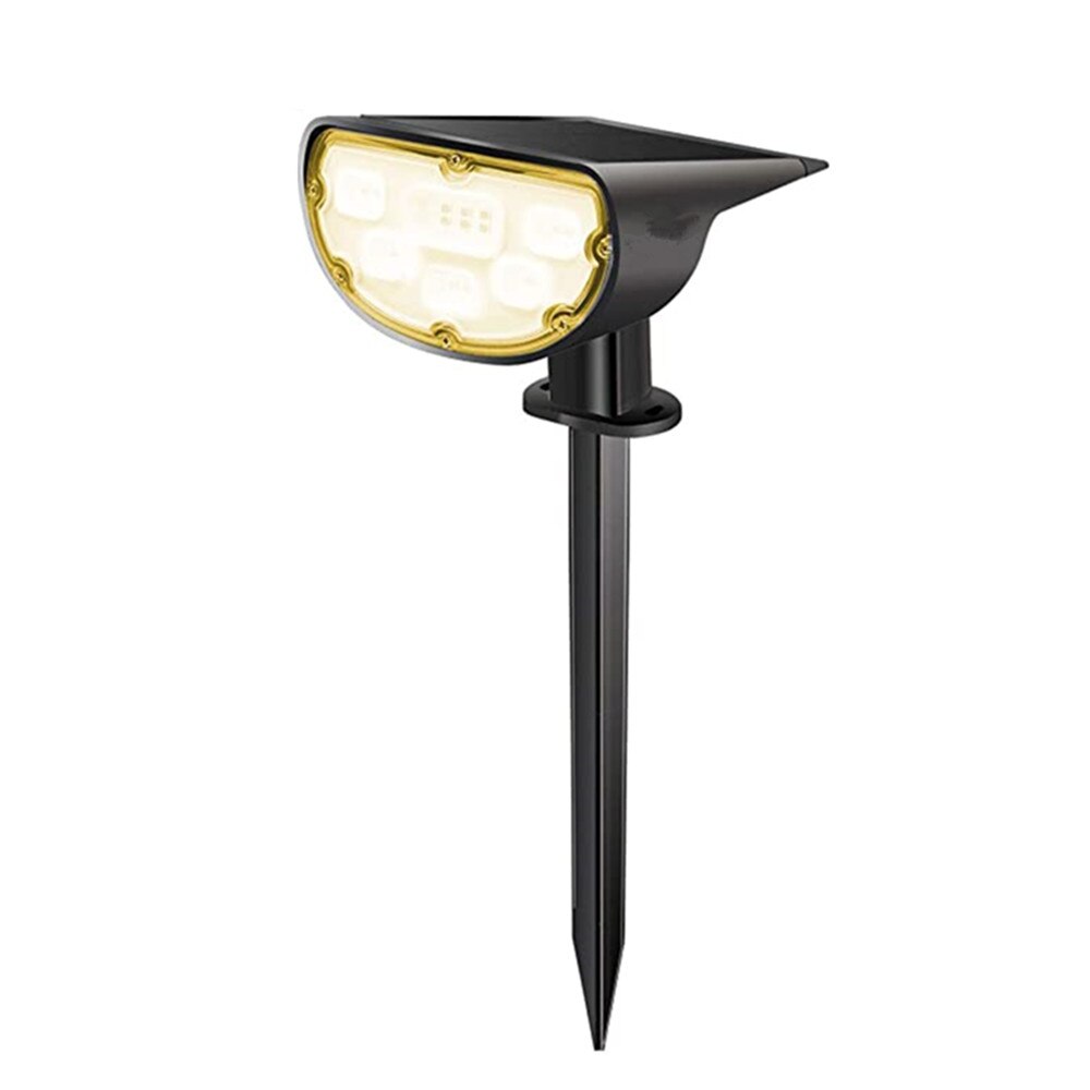 JESLED Solar Lamp Led Solar Light Outdoor Garden Landscape Lawn Lamp Decoration Powered Sunlight Waterproof Street Lighting: 1PCS 3000K