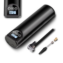 Oplaadbare luchtpomp 12v 150 psi mini elektrische bandenpomp draagbare compressor digitale bandenpomp voor auto- en fietsbanden ballen