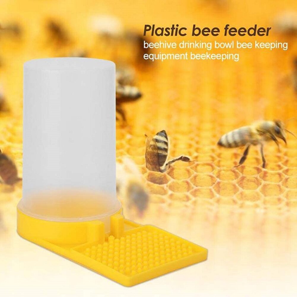Alimentador de apicultura de plástico, puerta de nido de abeja, caja de alimentación de riego, suministros de herramientas de abeja, caja de bebedero de alimentación, Equiment para Keepers