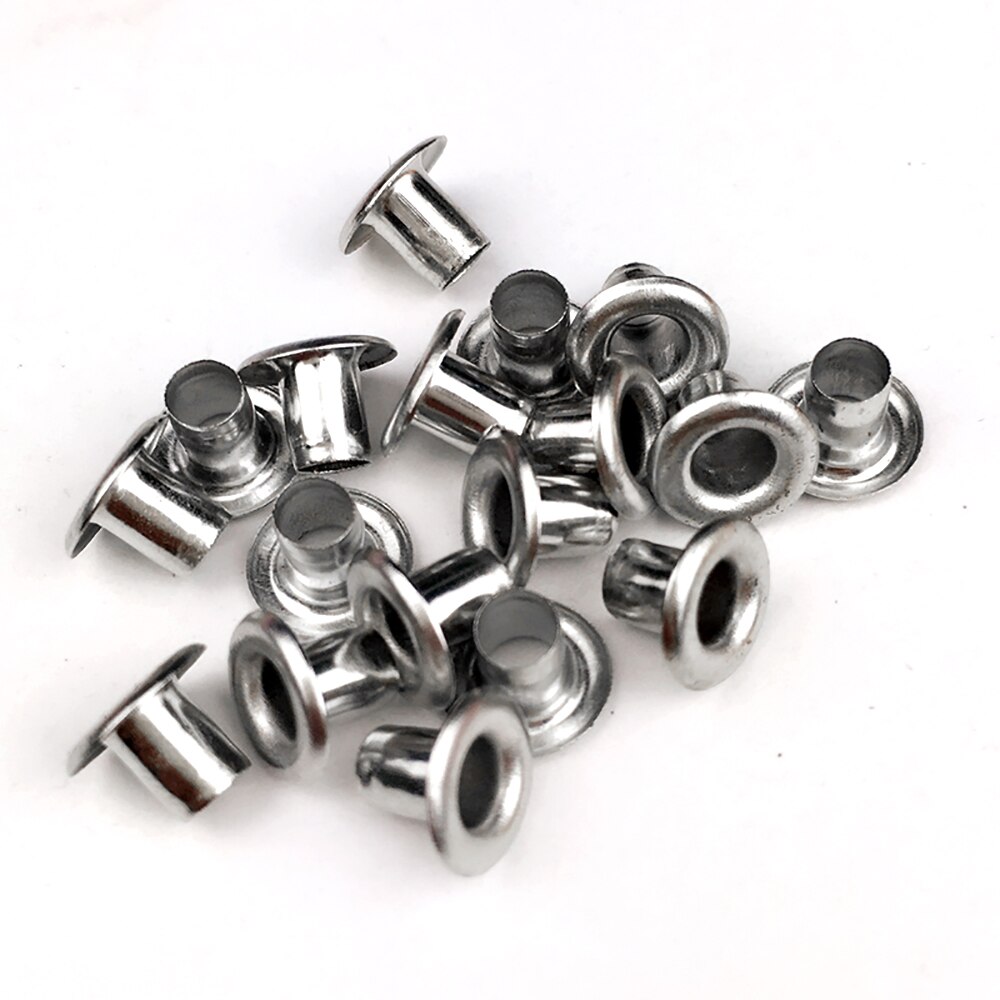 500 sets inner diameter 3.5mm colored Eyelets Paint pores Metal holes Bags decorative fish eye closure
