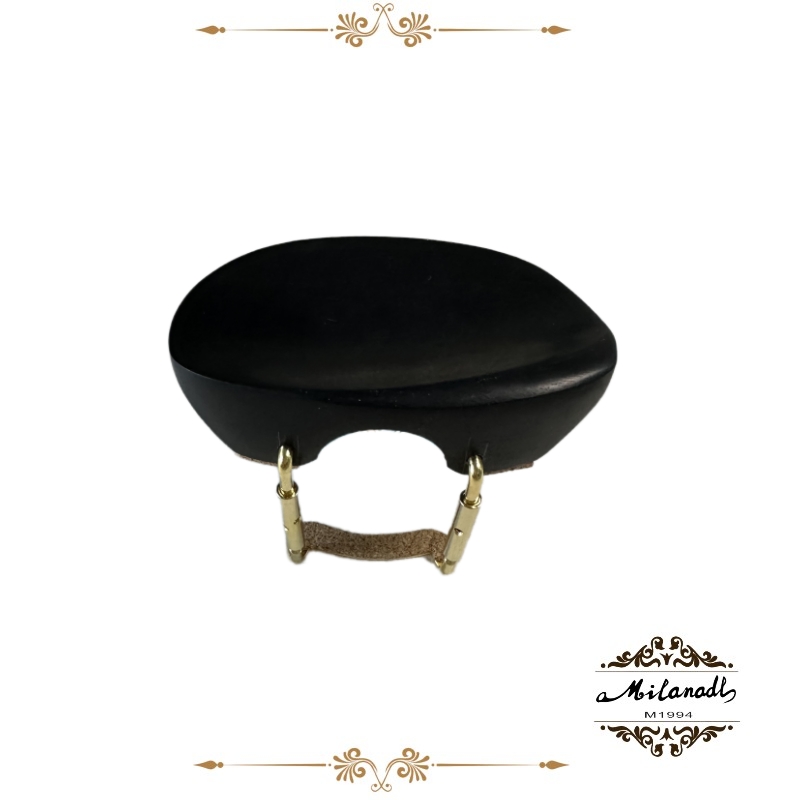 4/4 Violin Chinrest/Chin Rest With Clamp Screw Bracket Cork,Ebony Jujube Wood,Fiddle Parts Violin Accessories: army green