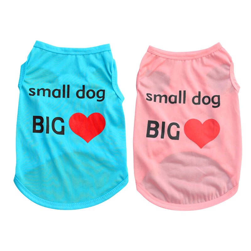 Huisdier Kat Hond Mesh Jurken Kleding Hond Hart Vest Pet Kleding Puppy Tops Jas Kleding Zomer T-shirt XS-L