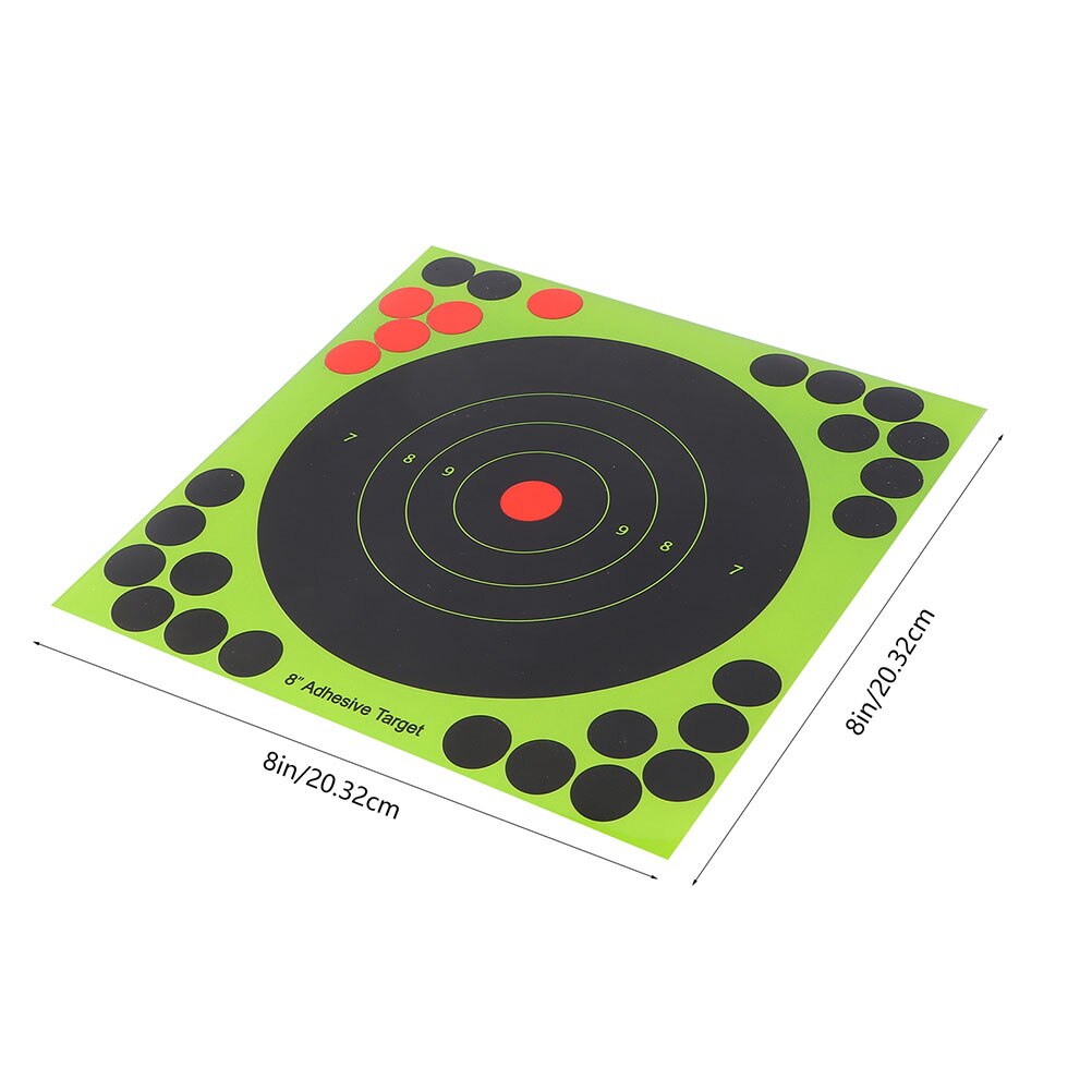 40 Sheets of Replaceable Shooting Targets Adhesive Paper Targets Dart Targets (Random Color)
