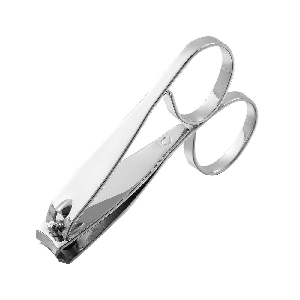 Stainless Nail Clipper Cutter Straight & Curved Nail Trimmer Manicure Pedicure Care Edge Scissor Nail Cutter Manicure Nail Tools