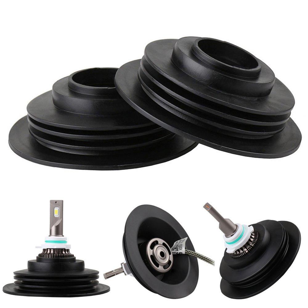 ABSOPRO Scheinwerfer Staubschutz Abdeckung 76mm - 2 Stück Set