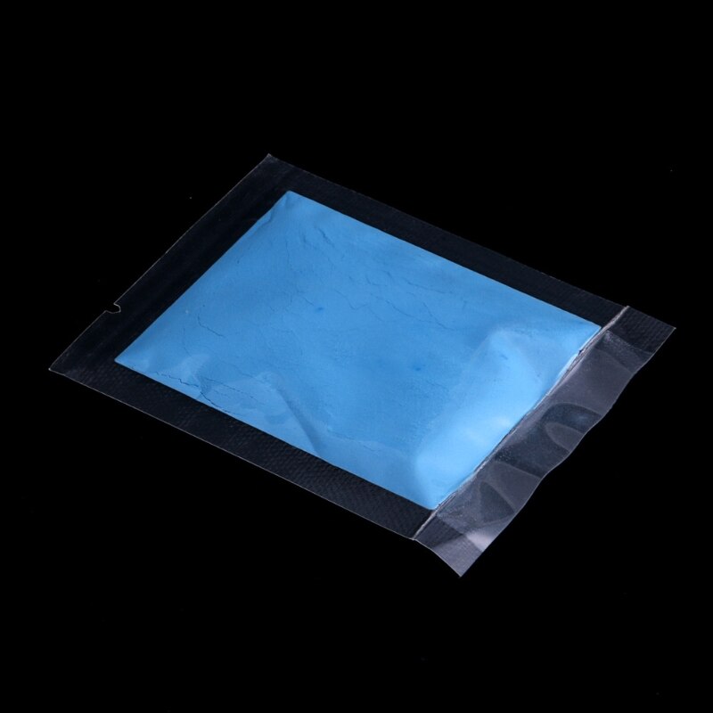 Fluorescerende superheldere glow-in-the-dark poeder glow pigment  m0xd: Blauw