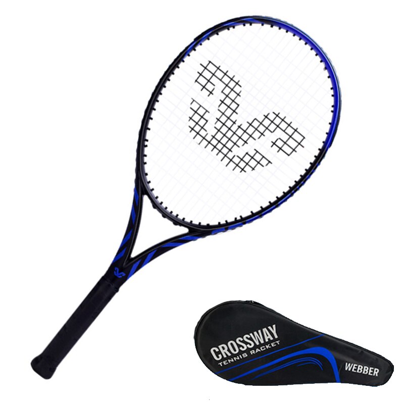 training racket sports tennis racket men's and women's tennis racket string racket: Blue