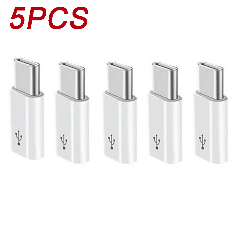 1/5/10szt Adapter Micro USB żeński na męski typu C do smartfonów z systemem Android Tablet USB typu C na złącze Micro USB: Złota