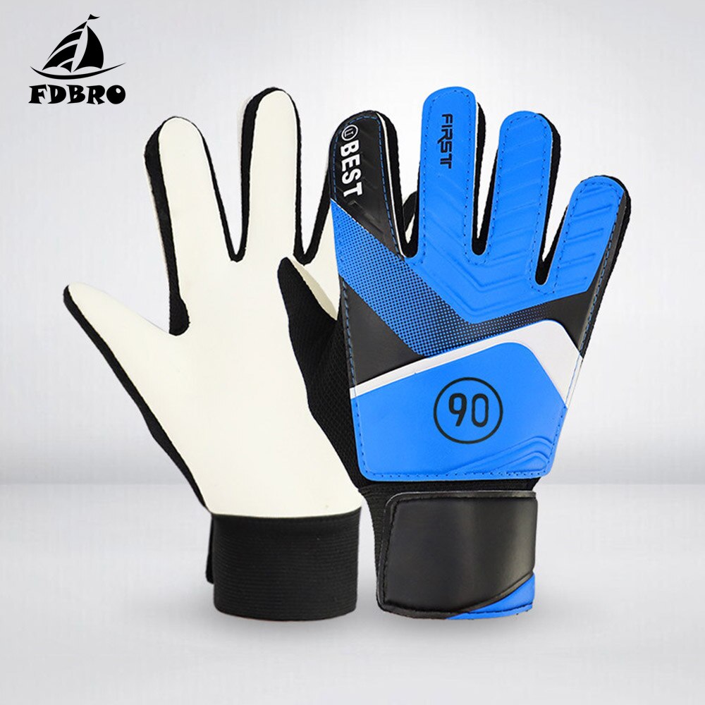 Fdbro 1 par fullfingerhandskar barn tonåringar anti slip händer wrap för fotboll målvakt halksäkra andas fotbollshandskar