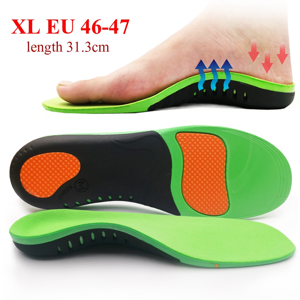 Orthesen Einlegesohle Hohe Arch Support Einlegesohlen X/O Typ Bein Flache Füße Orthopädische Frauen Männer Orthopädische Fuß Schmerzen Unisex: green