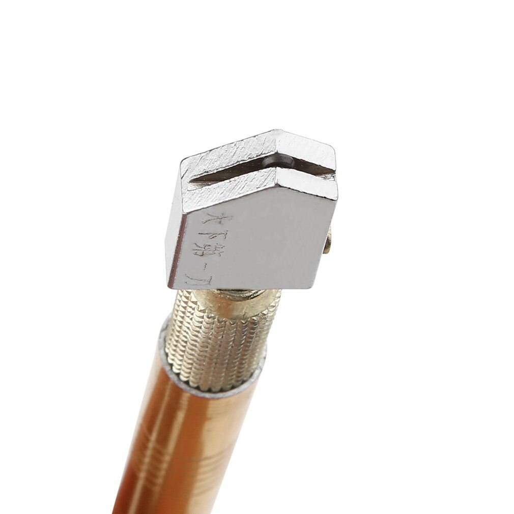 1 Uds cortador de vidrio lleno de aceite de carburo de tungsteno cortador de vidrio Rueda de corte Metal mango cabeza Toyo diamante