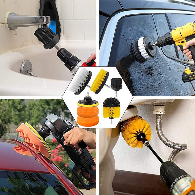 Juego de cepillos de limpieza para coche, conjunto de 16 piezas para limpiar el polvo y la suciedad, Interior y Exterior, cuero, respiraderos