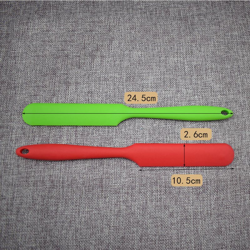Fleksibel bageware 1pc varmebestandig silikonspatel populære bageværktøj køkkenredskaber slank non-stick